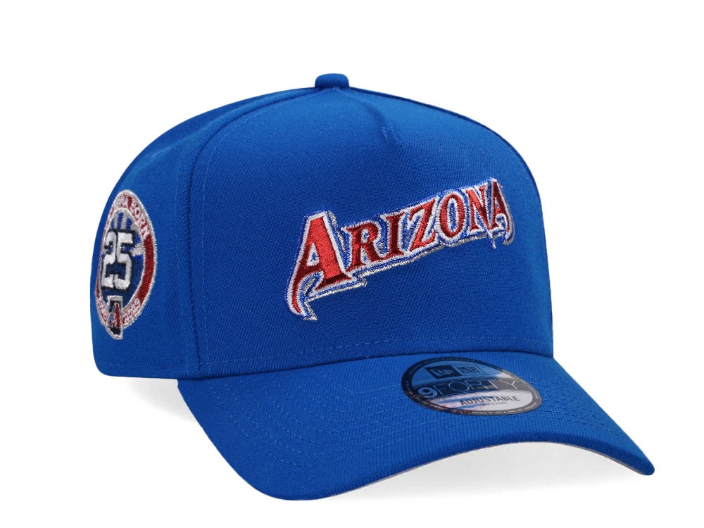 New Era Arizona Diamondbacks 25th Anniversary Blue Edition 9Forty A Frame Snapback Hat
