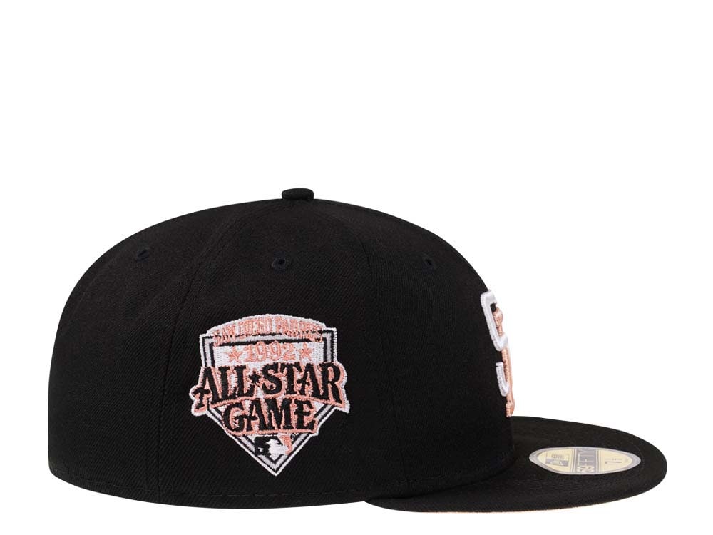 New Era San Diego Padres All Star Game 1992 Black Peach Edition 59Fifty Fitted Hat