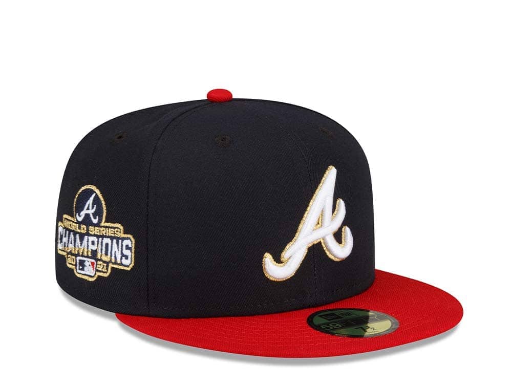 New Era Atlanta Braves World Series Champions 2021 59Fifty Fitted Hat