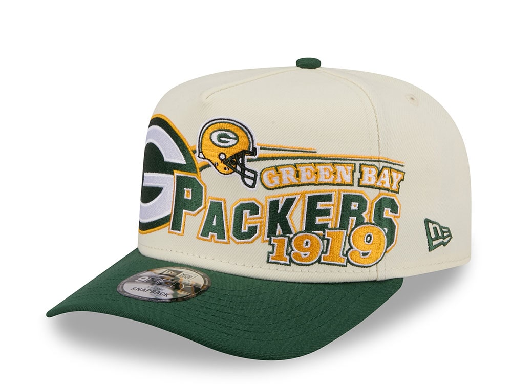 New Era Green Bay Packers Classic Logo Two Tone Edition 9Fifty A Frame Snapback Cap