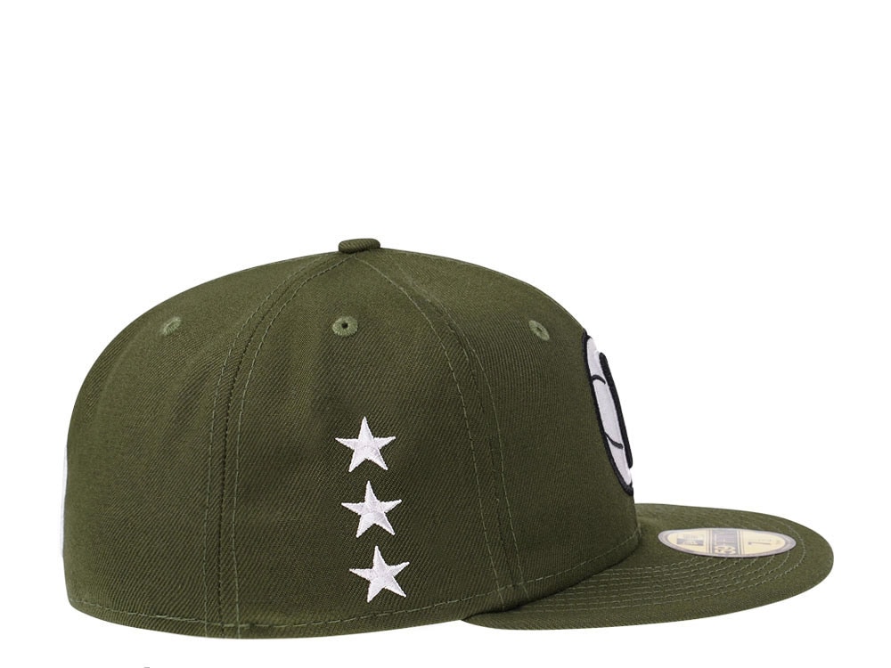 New Era Brooklyn Nets Rifle Green Edition 59Fifty Fitted Hat