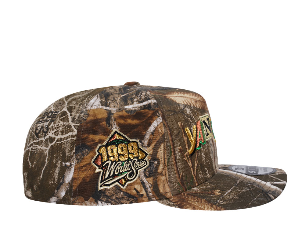 New Era New York Yankees World Series 1999 Real Tree Lettering Edition 9Fifty A Frame Snapback Hat