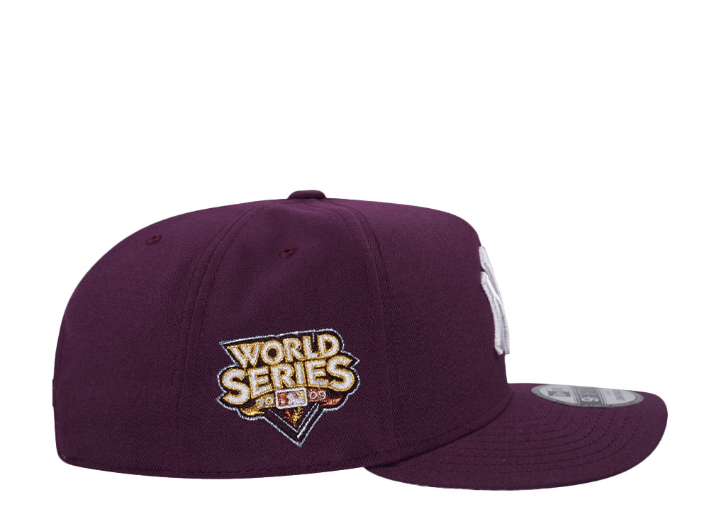 New Era New York Yankees World Series 2009 Real Plum Edition 9Fifty A Frame Snapback Hat