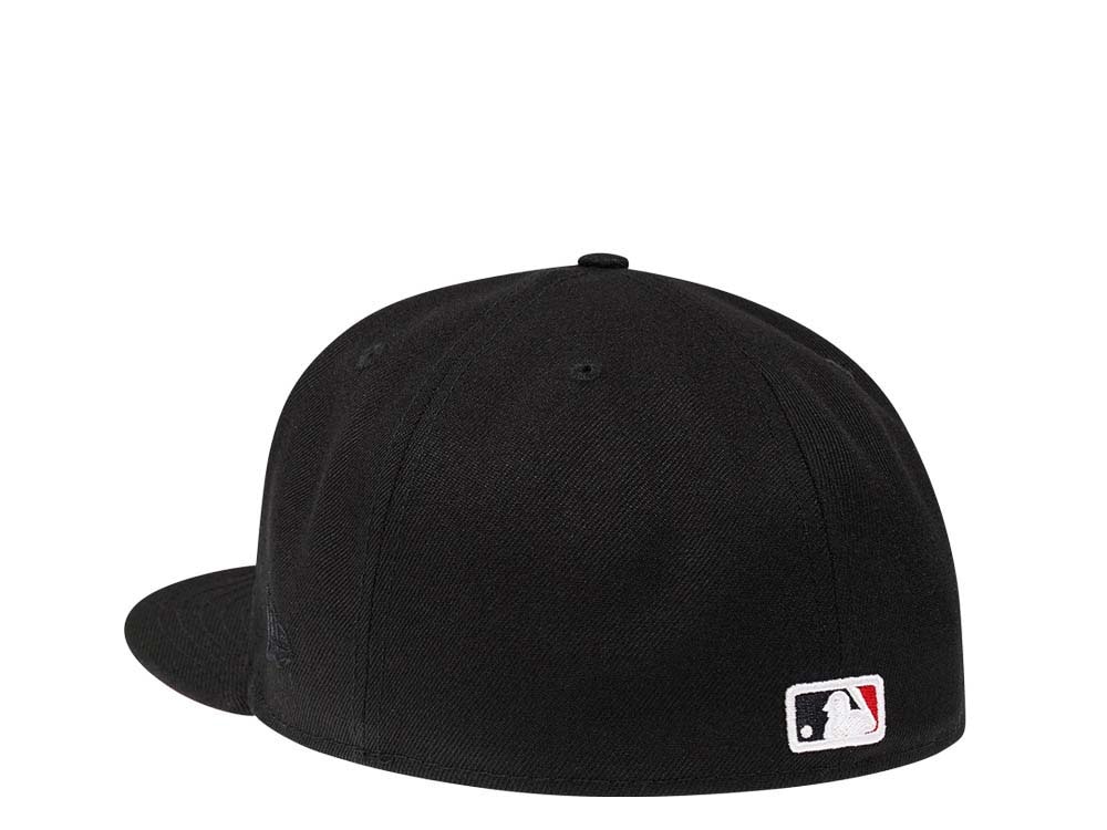New Era Cincinnati Reds 150th Anniversary Black and Red Prime Edition 59Fifty Fitted Hat