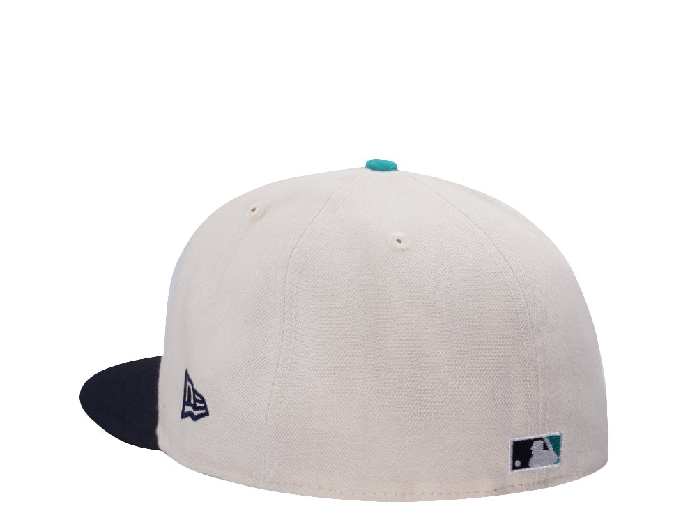 New Era Seattle Mariners 50th Anniversary Koi Chrome Two Tone Edition 59Fifty Fitted Cap
