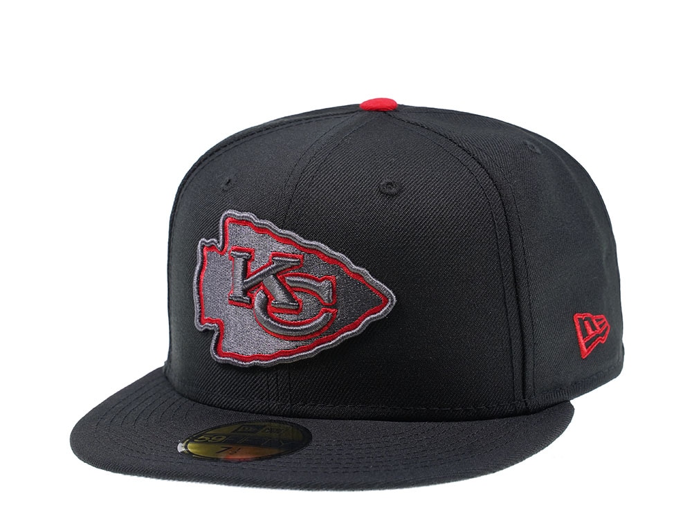 New Era Kansas City Chiefs Grey Action Edition 59Fifty Fitted Hat