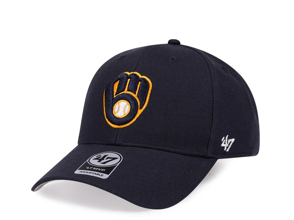 47Brand Milwaukee Brewers Classic Navy Strapback Hat