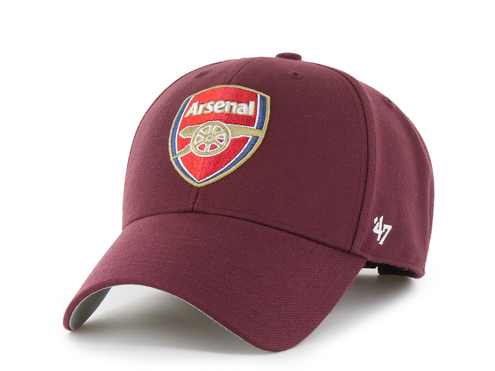 47 Brand Arsenal FC Dark Maroon MVP Strapback Cap