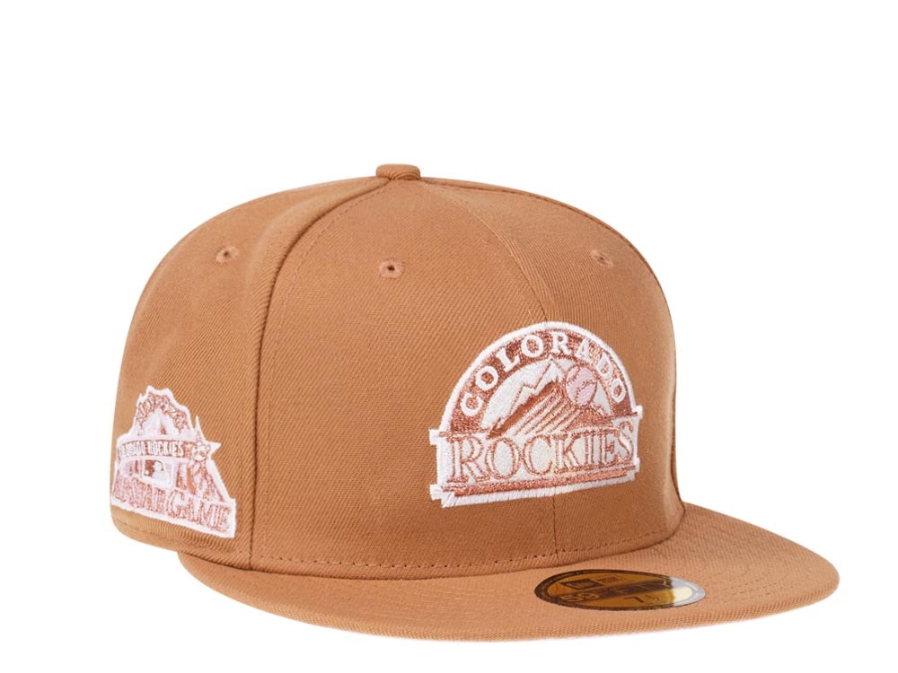 New Era Colorado Rockies All Star Game 1998 Sweet Gingerbread Edition 59Fifty Fitted Hat