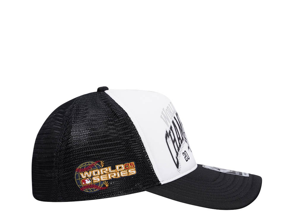 47Brand Chicago White Sox BCPTN World Series Black Foam Champ Offside Trucker Snapback Hat