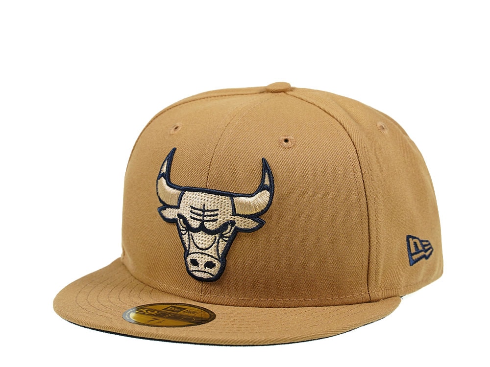 New Era Chicago Bulls Wheat Edition 59Fifty Fitted Hat