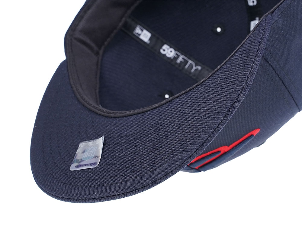 New Era New England Patriots Blue Tonal 59Fifty Fitted Hat