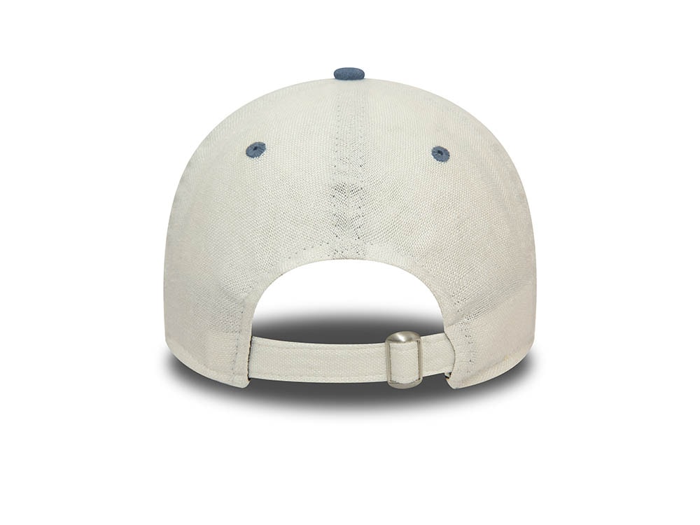 New Era Linen Script Blue 9Twenty Strapback Hat