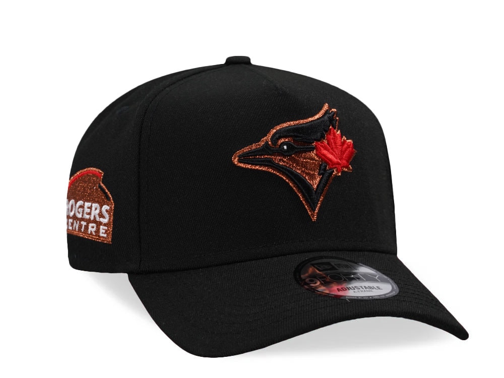 New Era Toronto Blue Jays Rodgers Center Black Copper Edition 9Forty A Frame Snapback Hat