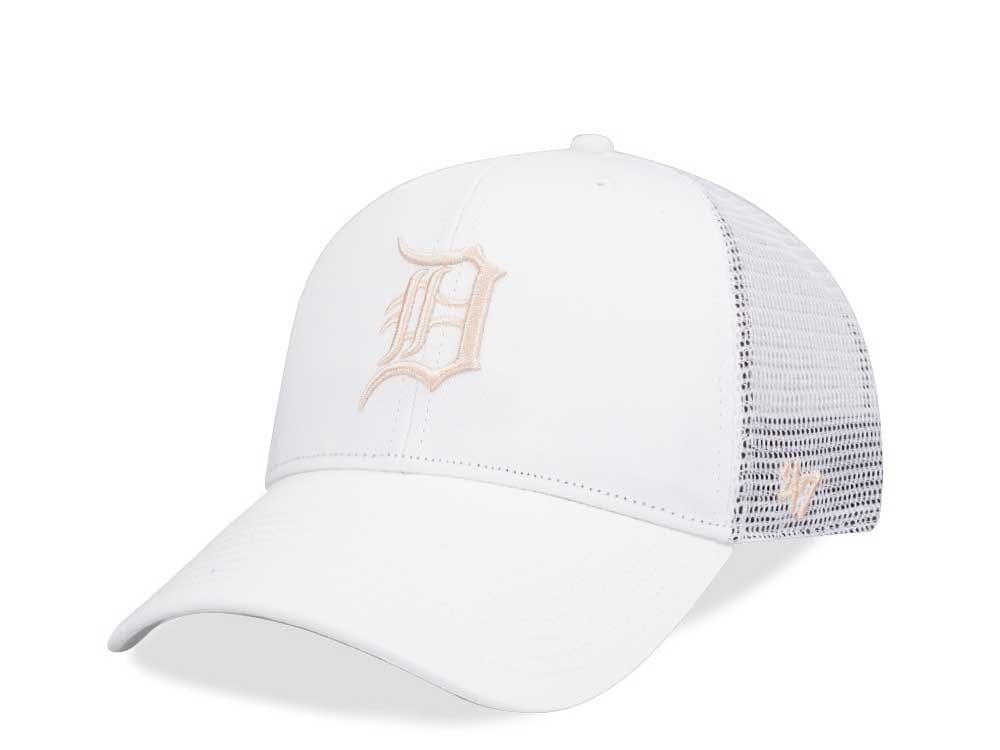 47Brand Detroit Tigers White Branson MVP Trucker Snapback Hat