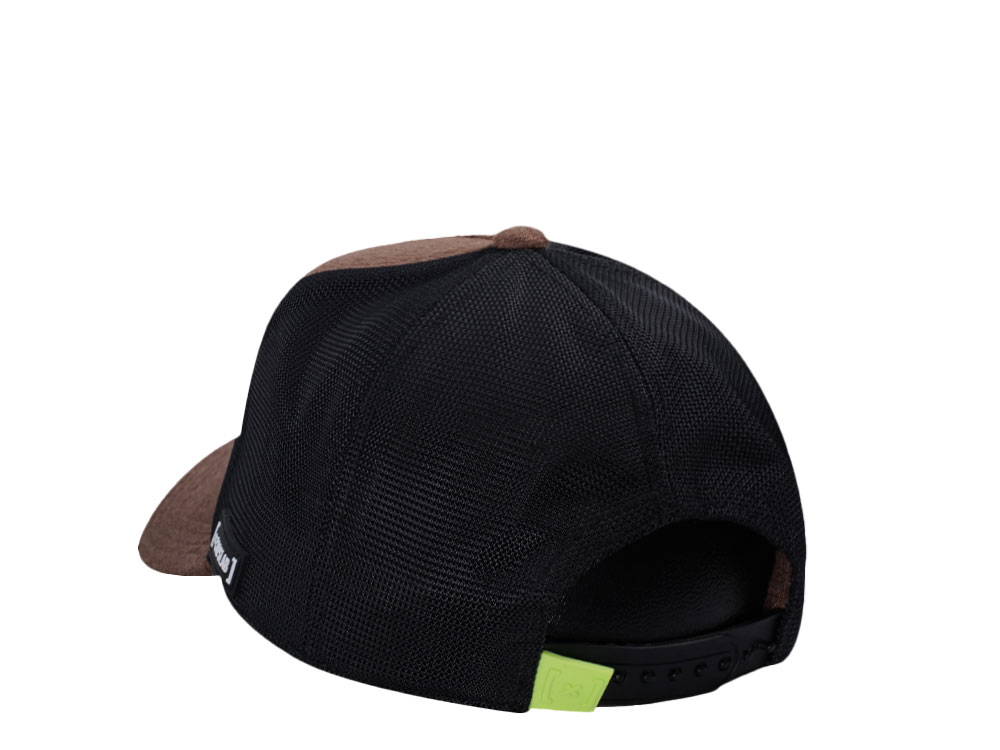 Capslab Looney Tunes Taz Black Trucker Snapback Hat