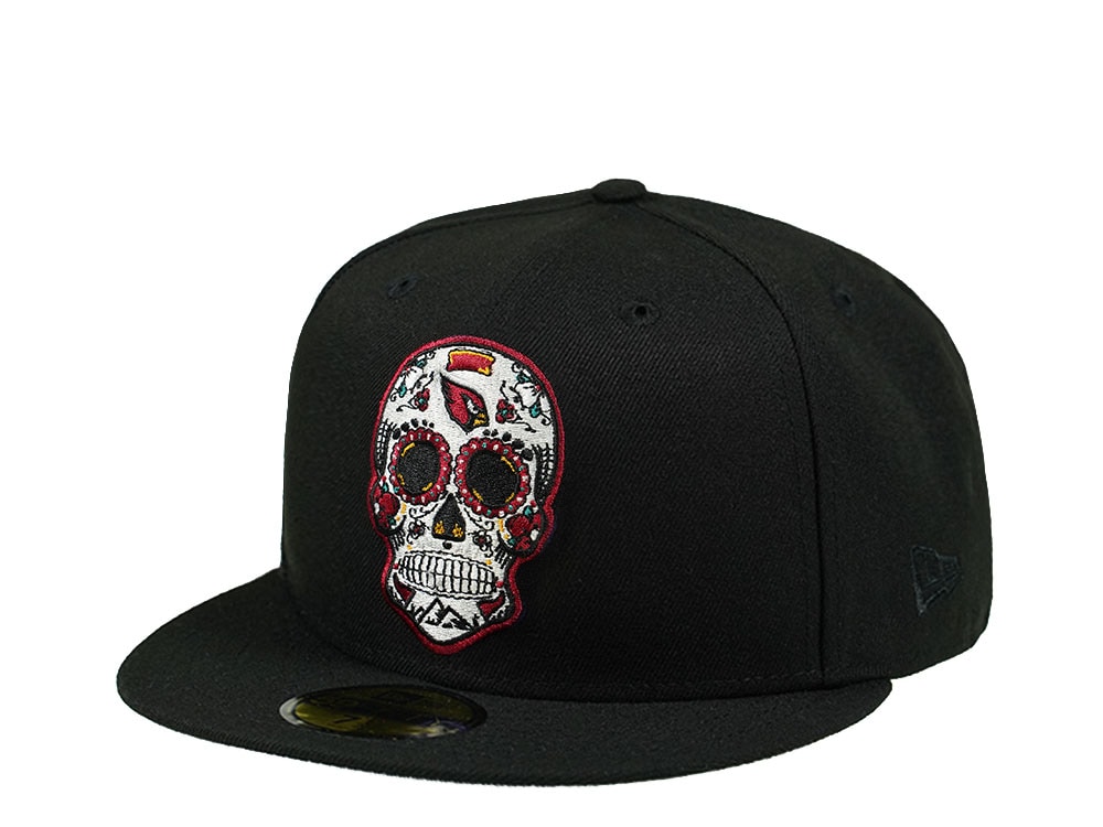 New Era Arizona Cardinals Skull Edition 59Fifty Fitted Hat