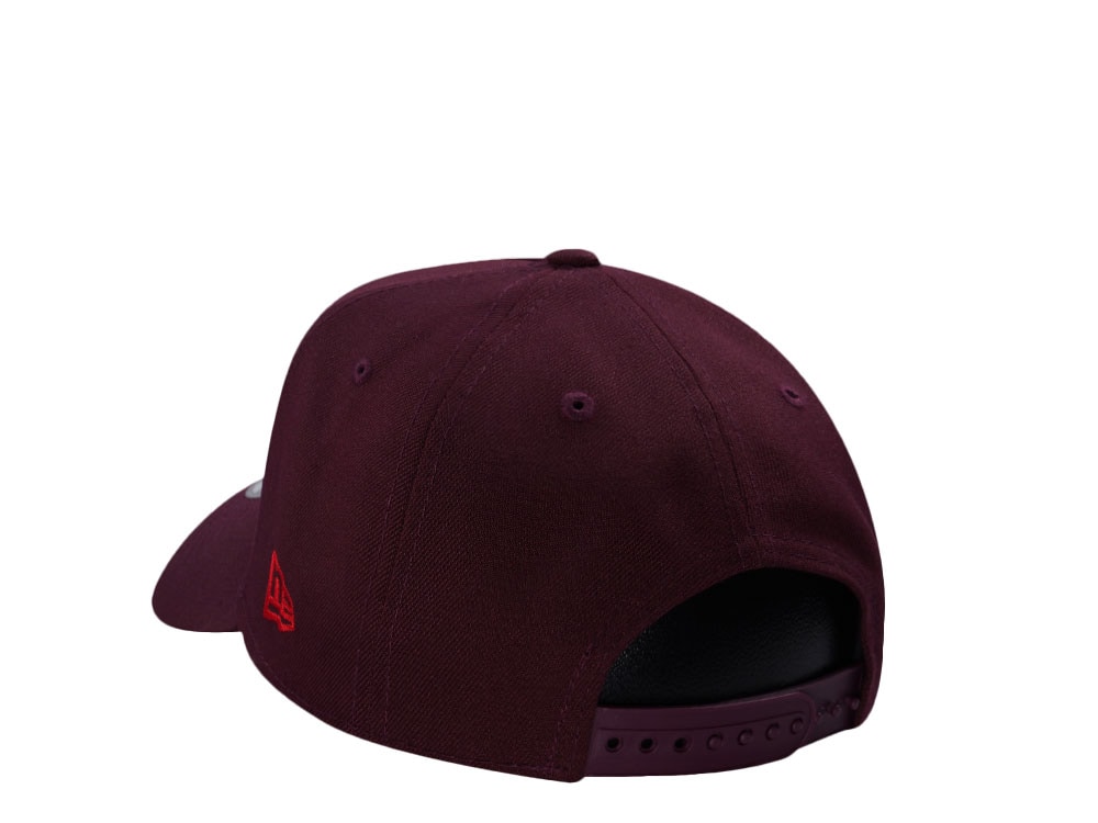 New Era Florida Marlins 25th Anniversary Maroon Prime Edition 9Forty A Frame Snapback Cap