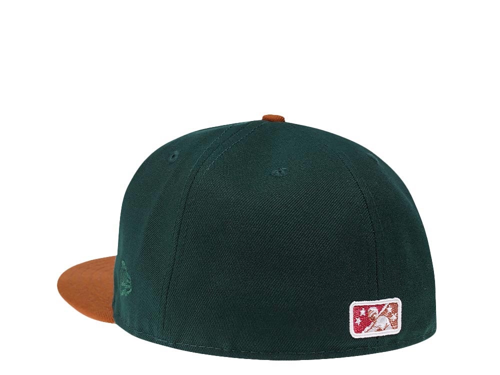 New Era South West Michigan Devil Rays Red Metallic Two Tone Edition 59Fifty Fitted Hat
