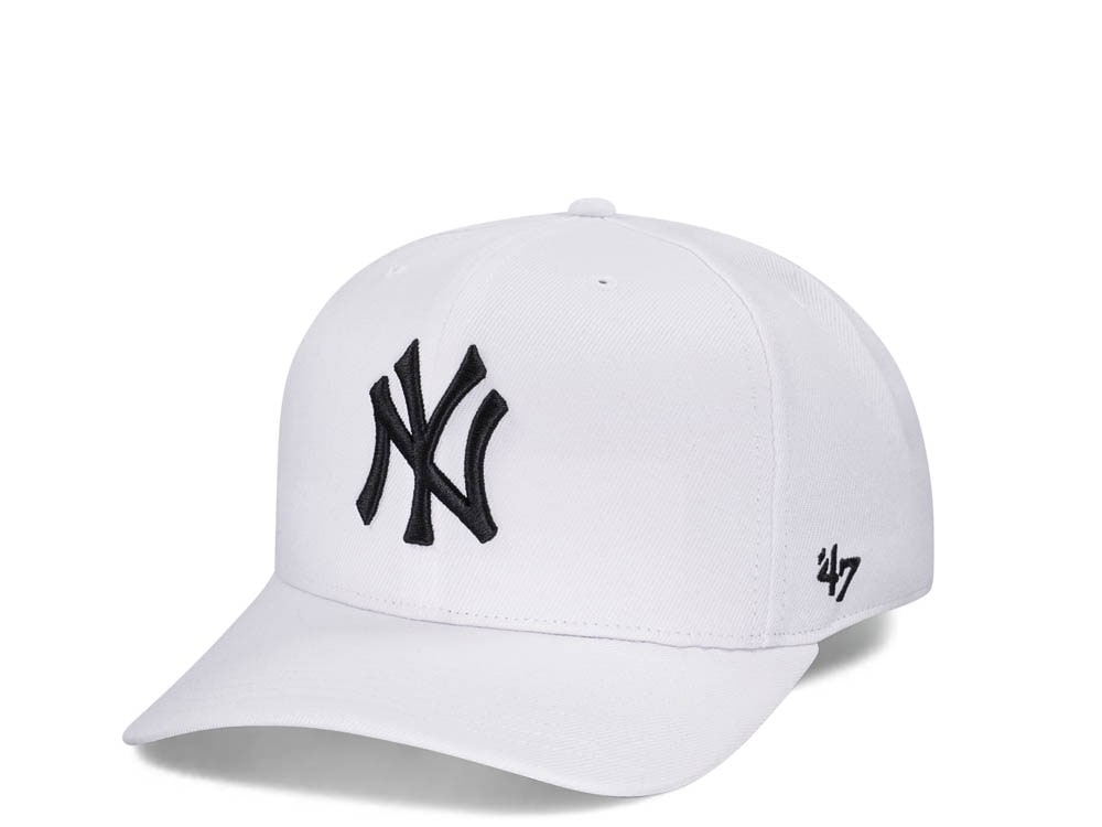 47Brand New York Yankees White Cold Zone MVP DP Snapback Hat