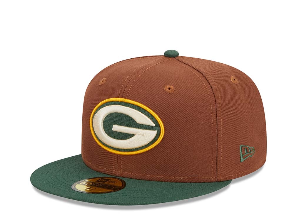 New Era Green Bay Packers Super Bowl XXXI Harvest Two Tone Edition 59Fifty Fitted Hat