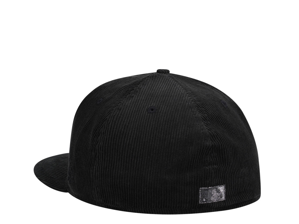 New Era Philadelphia Athletics World Series 1929 Liquid Metal Dark Side Cord Edition 59Fifty Fitted Hat