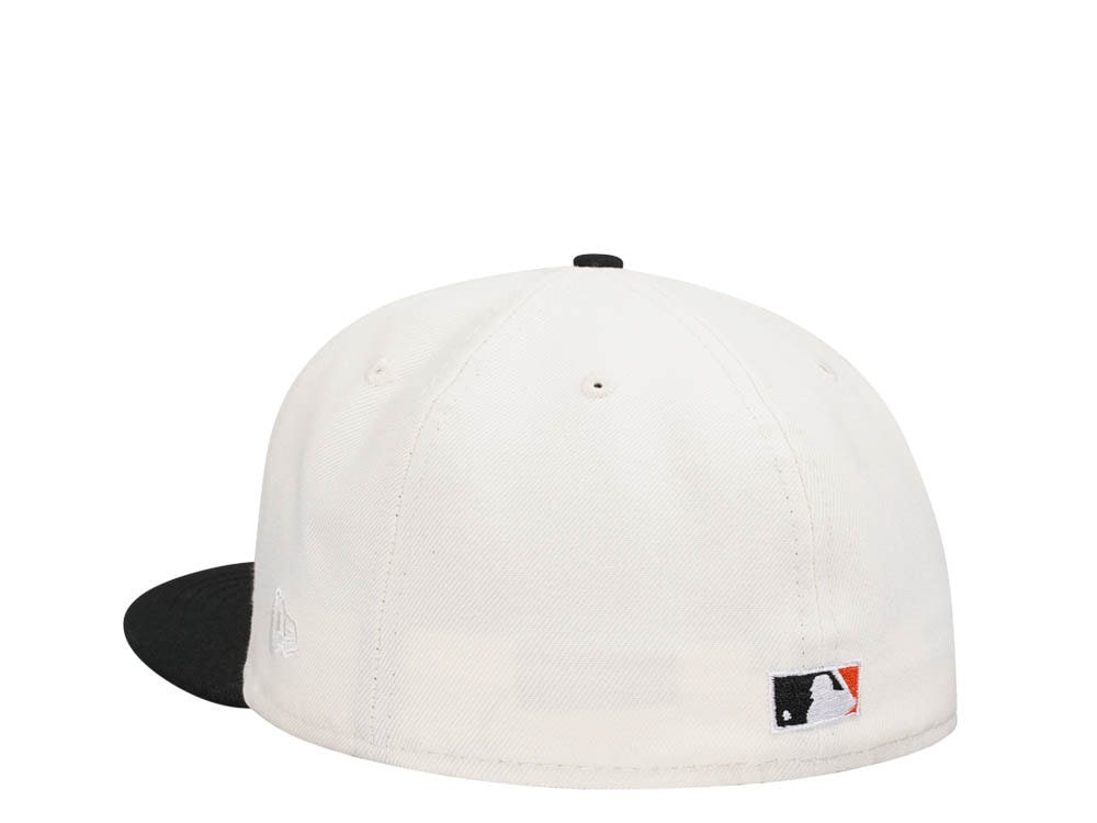 New Era New York Mets World Series 2000 Black Chrome Two Tone Edition 59Fifty Fitted Hat