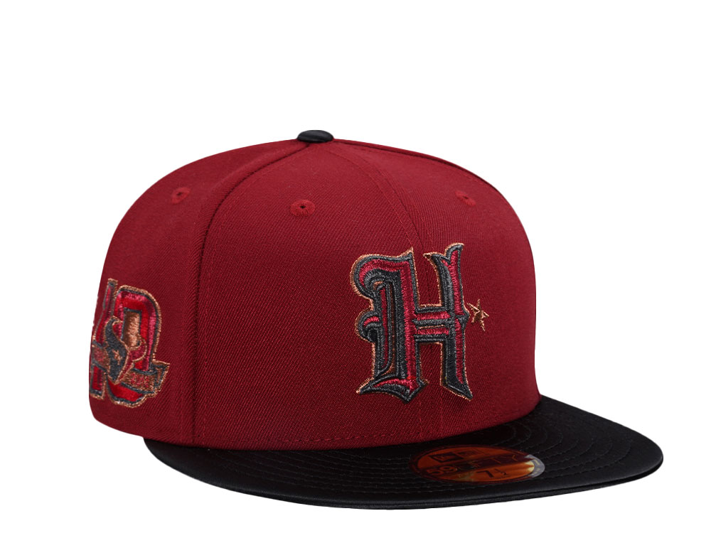 New Era Houston Texans 10th Anniversary Brick Satin Brim Edition 59Fifty Fitted Hat