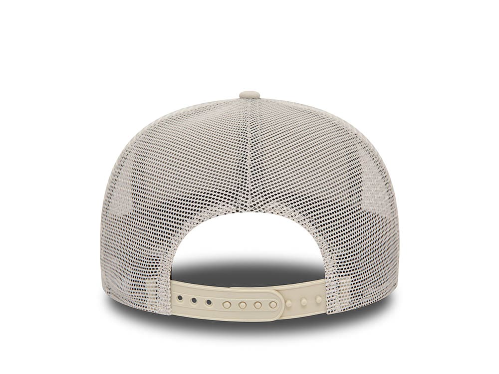 New Era Script Stone Throwback Edition 9Fifty Trucker Snapback Hat