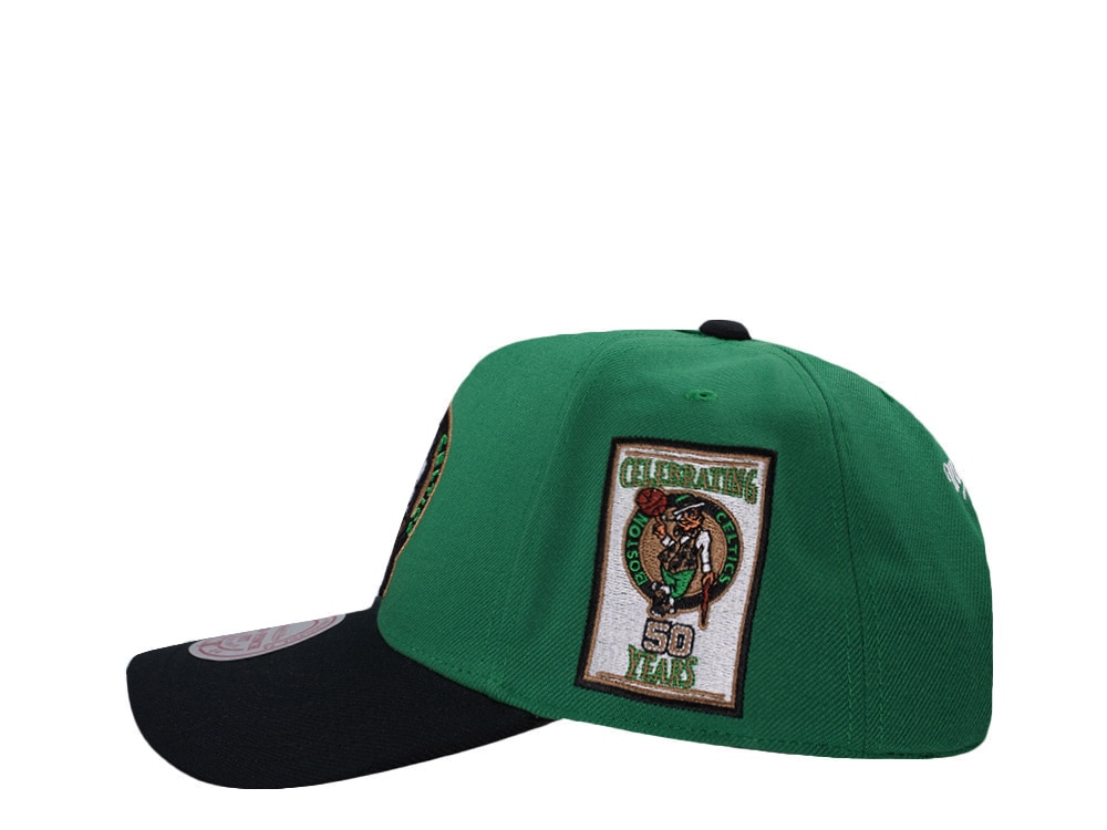 Mitchell & Ness Boston Celtics NBA In The City Green Edition Pro Pinch Fit Snapback Cap