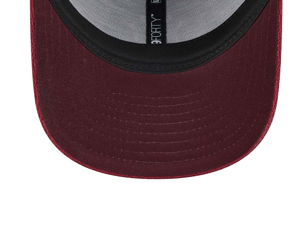 New Era New York Yankees Towelling Maroon 9Forty Strapback Hat