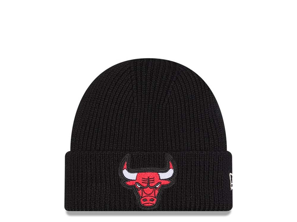 New Era Chicago Bulls Skull Knit Black Mutsen