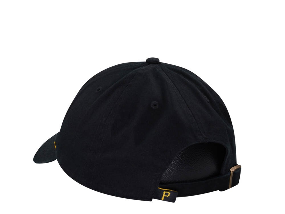 47Brand Pittsburgh Pirates Black Clean Up Strapback Hat