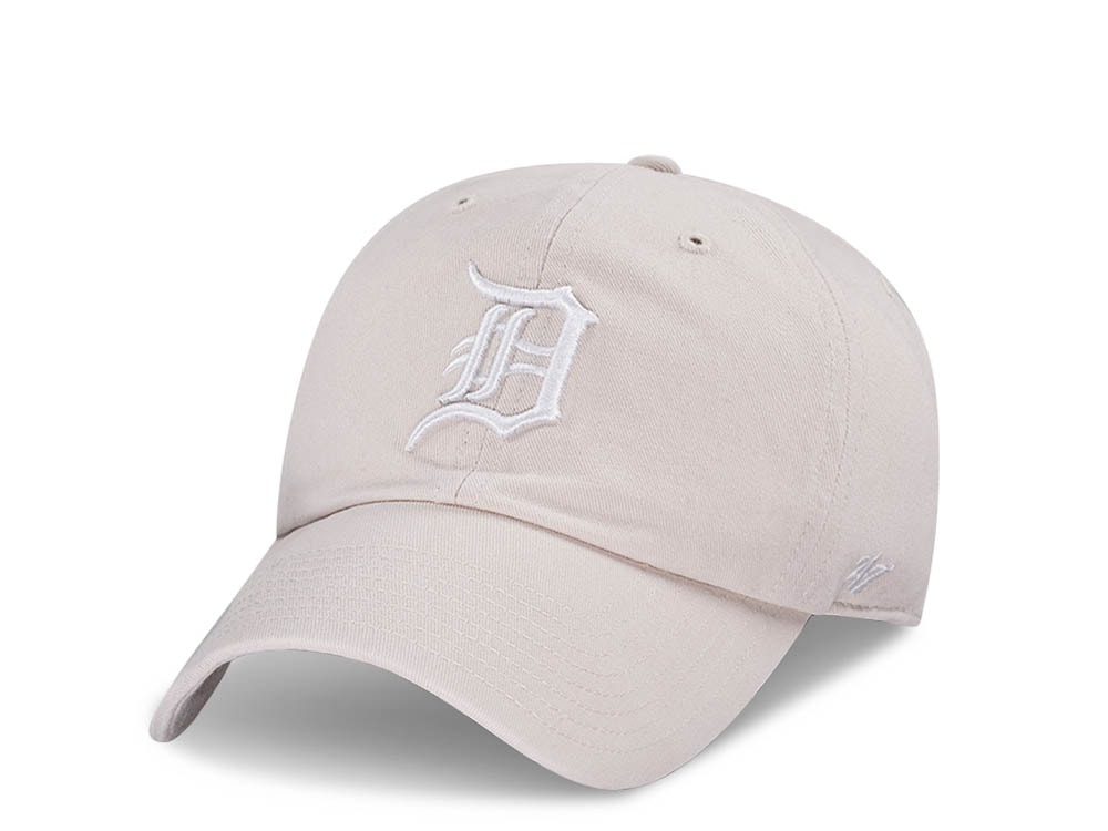 47Brand Detroit Tigers Bone Clean Up Strapback Hat