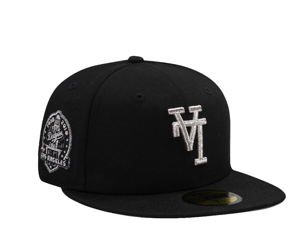 New Era Los Angeles Dodgers 60th Anniversary Upside Down Black Prime Edition 59Fifty Fitted Cap