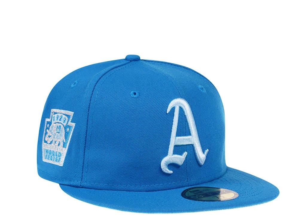 New Era Philadelphia Athletics World Series 1929 Glacier Ice Edition 59Fifty Fitted Hat