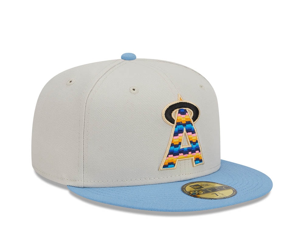 New Era California Angels Beachfront Stone Two Tone Edition 59Fifty Fitted Hat
