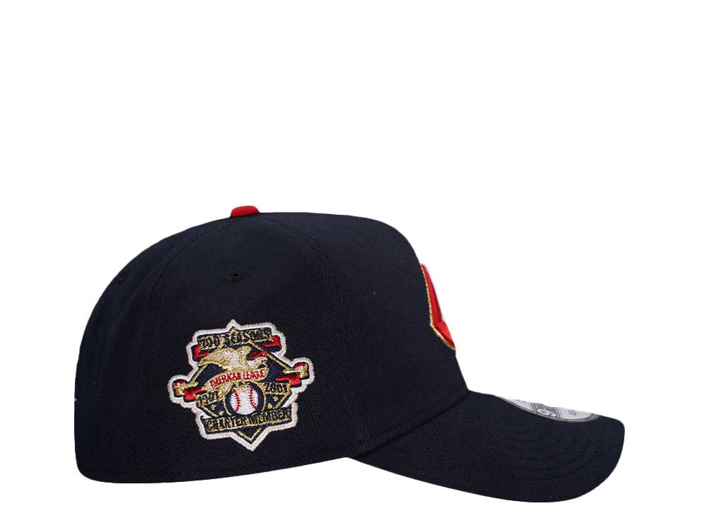 New Era Cleveland Indians American League Throwback Edition 9Forty A Frame Snapback Hat