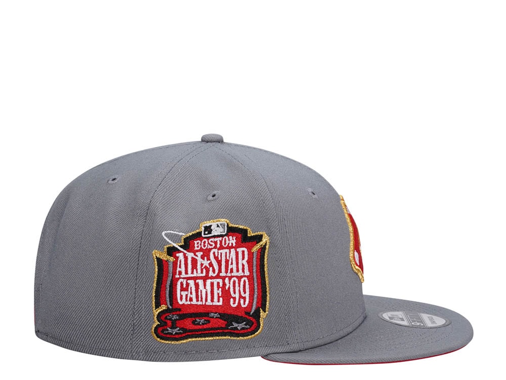 New Era Boston Red Sox All Star Game 1999 Gray and Red Edition 9Fifty Snapback Hat