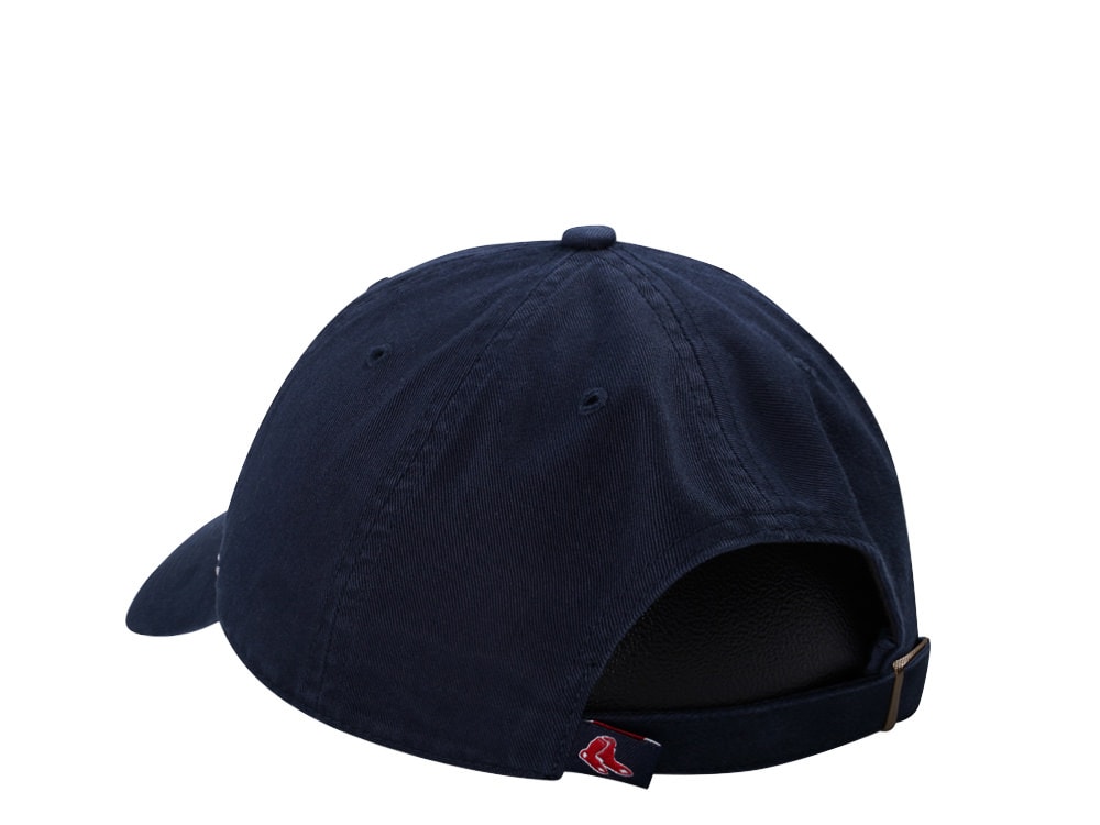47Brand Boston Red Sox Navy Clean up Strapback Hat