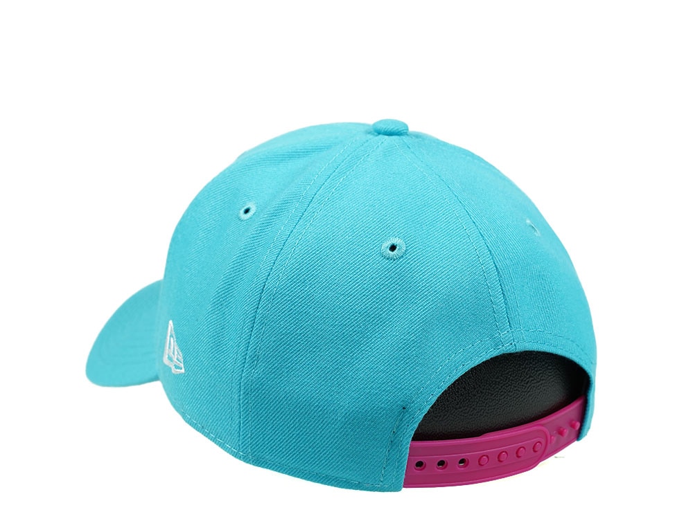 New Era Miami Heat Vice Edition Teal 9Forty Snapback Hat