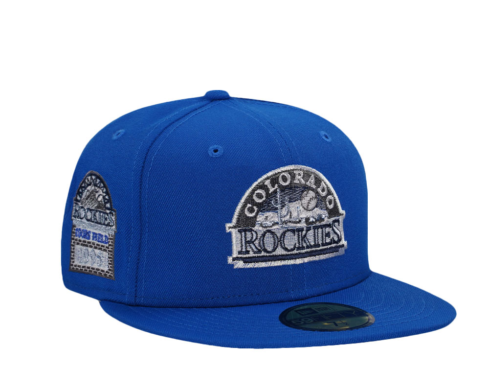 New Era Colorado Rockies Coors Field 1995 Azure Edition 59Fifty Fitted Hat