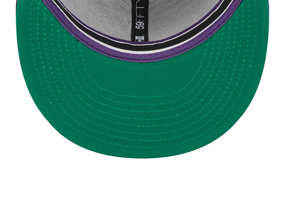 New Era Tampa Bay Rays Black Retro Script Throwback Edition 59Fifty Fitted Hat