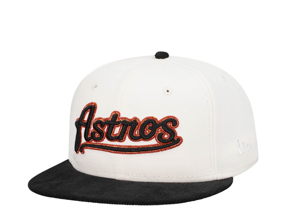 New Era Houston Astros Cream Cord Brim Prime Edition 59Fifty Fitted Hat