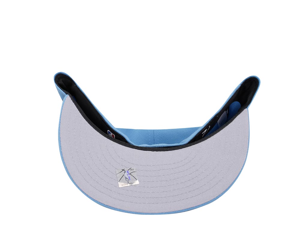 New Era Golden State Warriors Sky Blue Classic Edition 59Fifty Fitted Hat