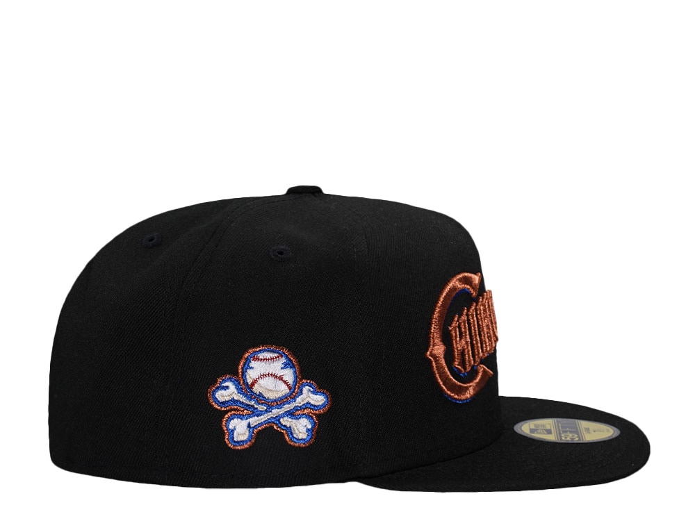 New Era El Paso Chihuahuas Black Copper  Edition 59Fifty AFrame Hat
