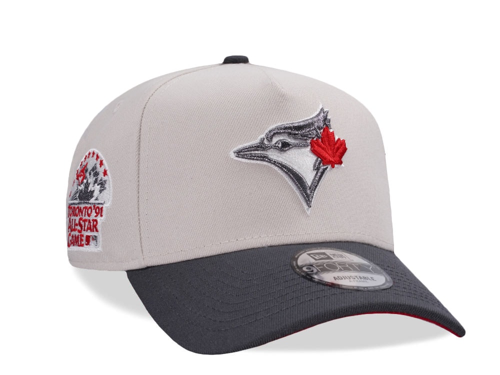 New Era Toronto Blue Jays All Star Game 1991 Stone Flame Two Tone Edition 9Forty A Frame Snapback Cap