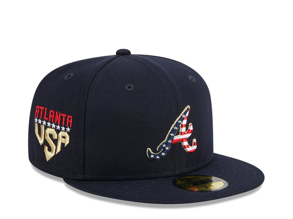 New Era Atlanta Braves 4th of July 23 59Fifty Fitted Hat