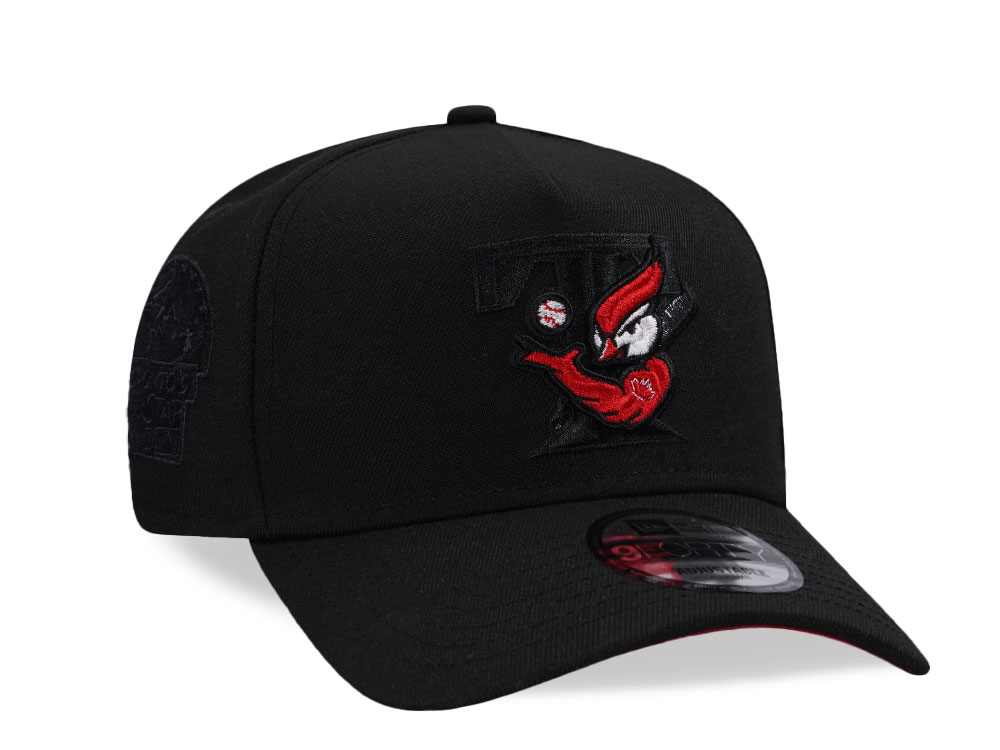 New Era Toronto Blue Jays All Star 1991 Black Out Red Edition 9Forty A Frame Snapback Cap