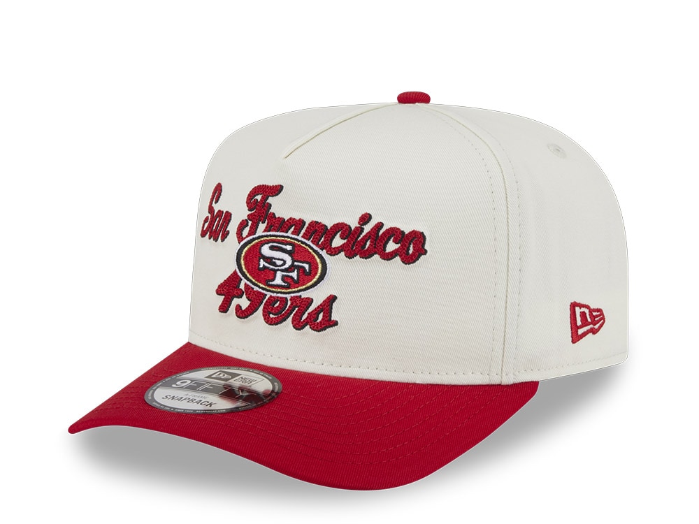 New Era San Francisco 49ers Chainstitch 9Fifty A Frame Snapback Cap